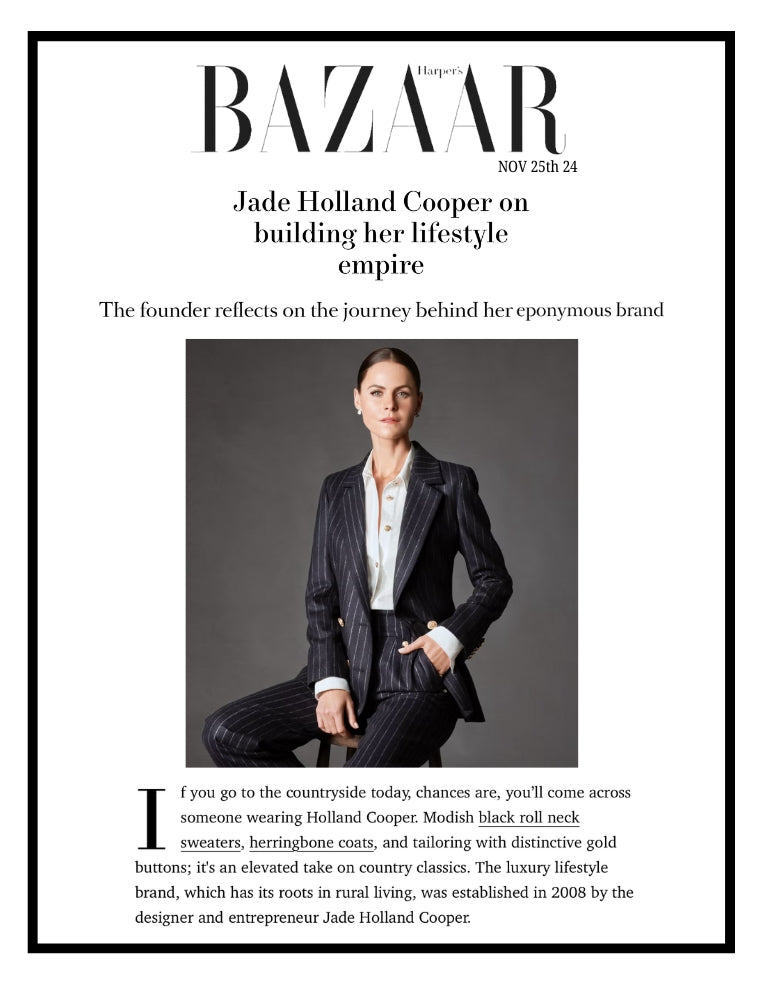 HC in Harper's Bazaar