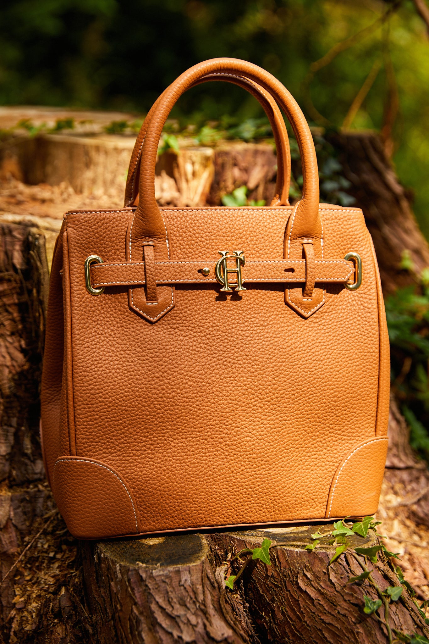 The Brompton Mini Tote (Tan Contrast)