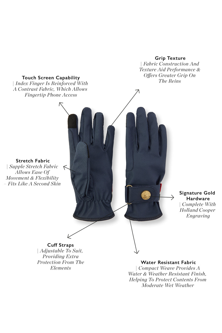 Riding Glove (Navy)