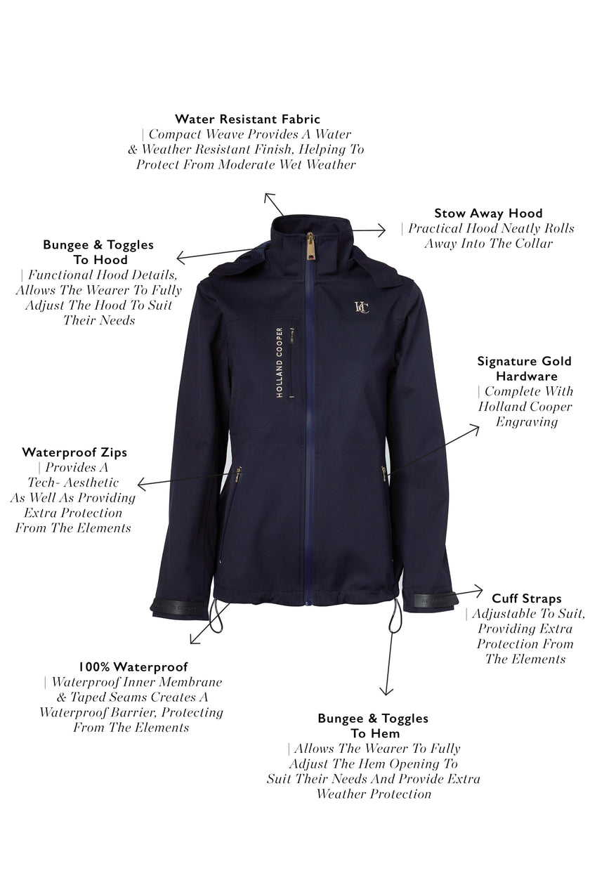 Riding Shell Jacket (Ink Navy)