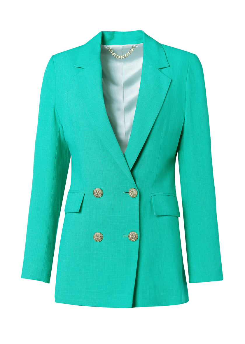 The Jade Linen Suit