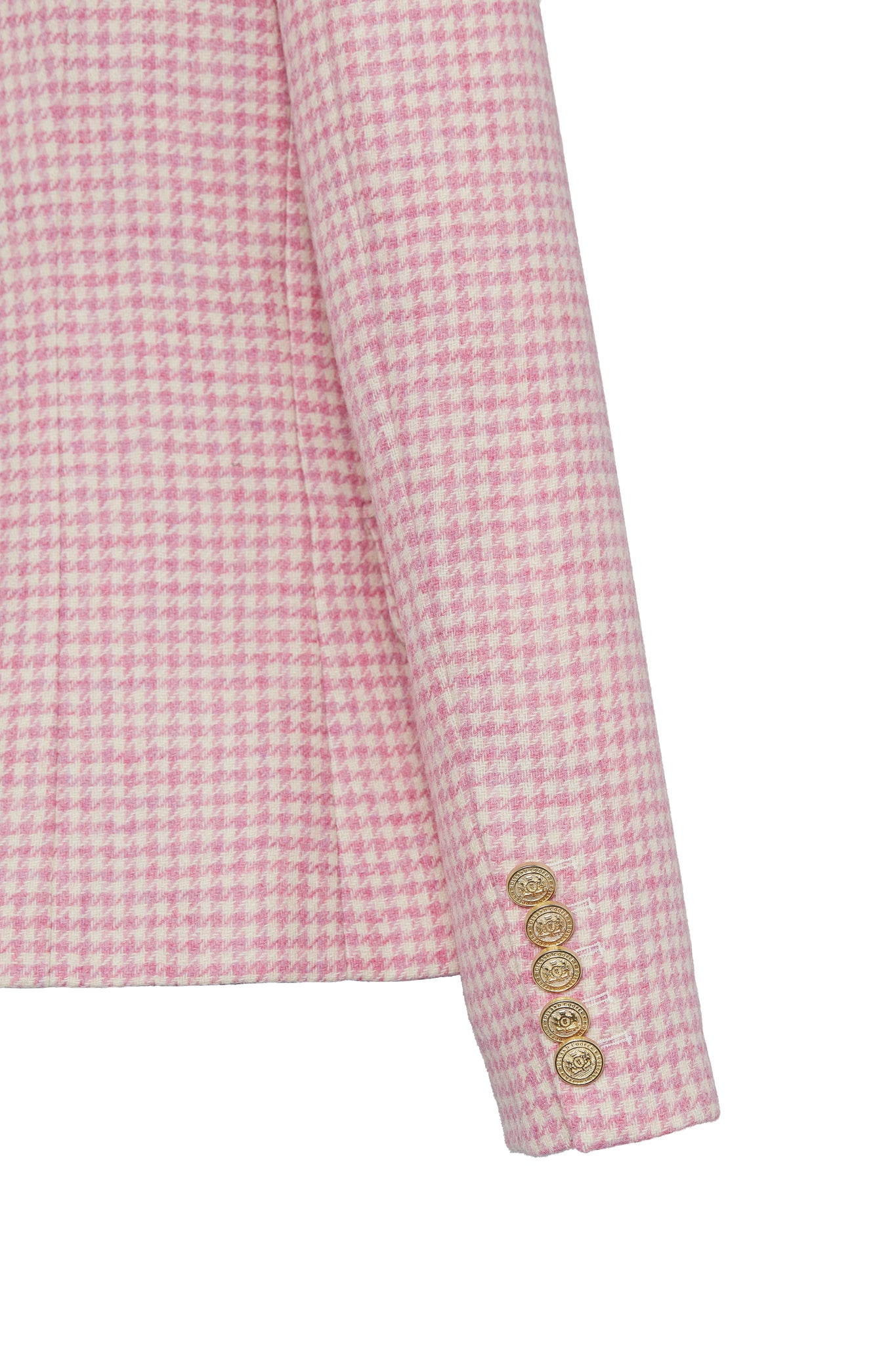 Knightsbridge Blazer (Light Pink Puppytooth)