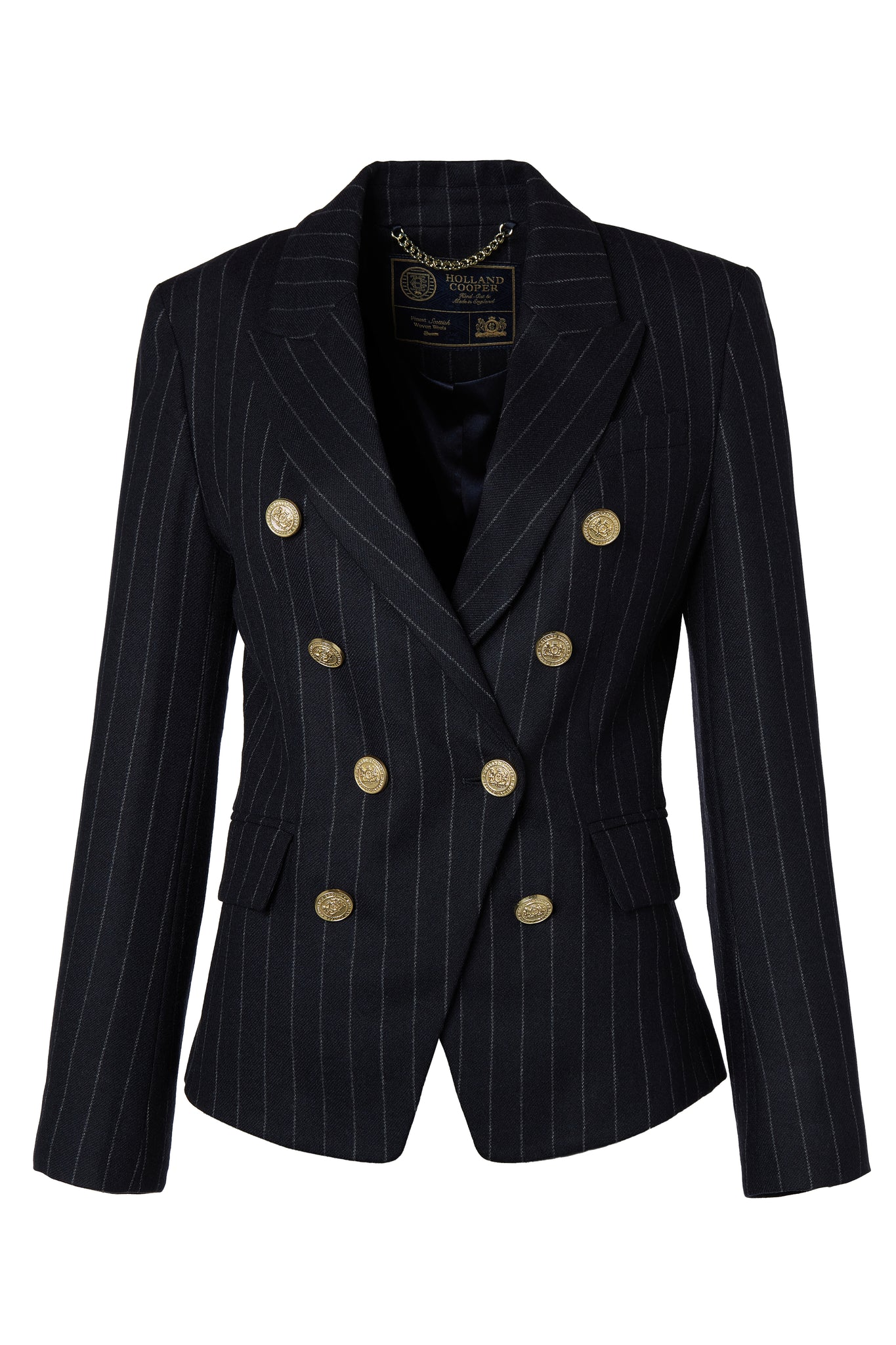 The Navy Chalk Pinstripe Suit