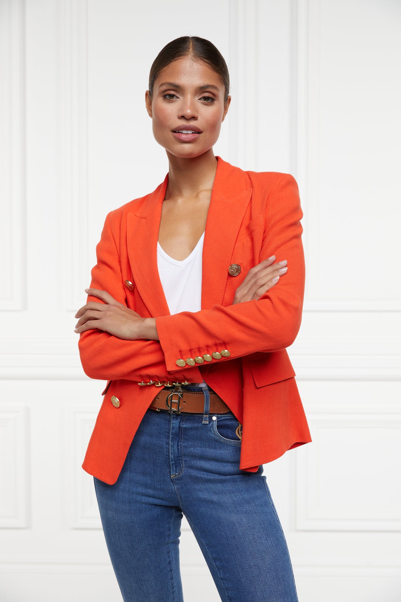 Knightsbridge Blazer (Neroli Linen)