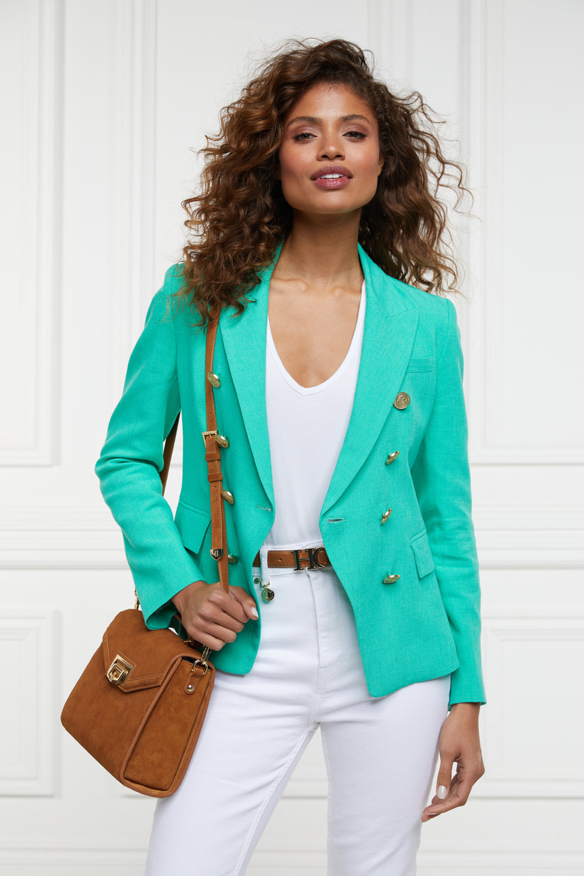 Knightsbridge Blazer (Jade Linen)