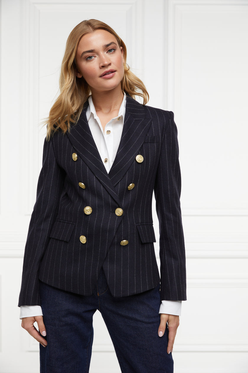 Knightsbridge Blazer (Navy Chalk Pinstripe)