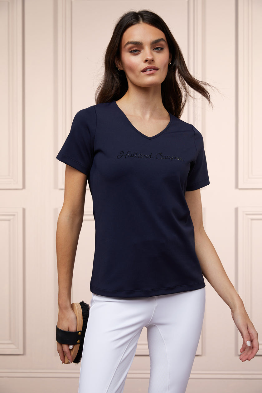 Training V-Neck Tee (Ink Navy)