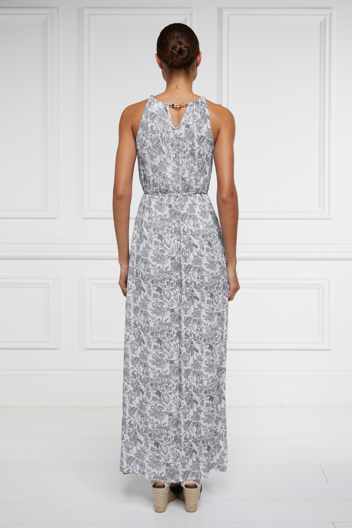 Paloma Maxi Dress (White Willow)