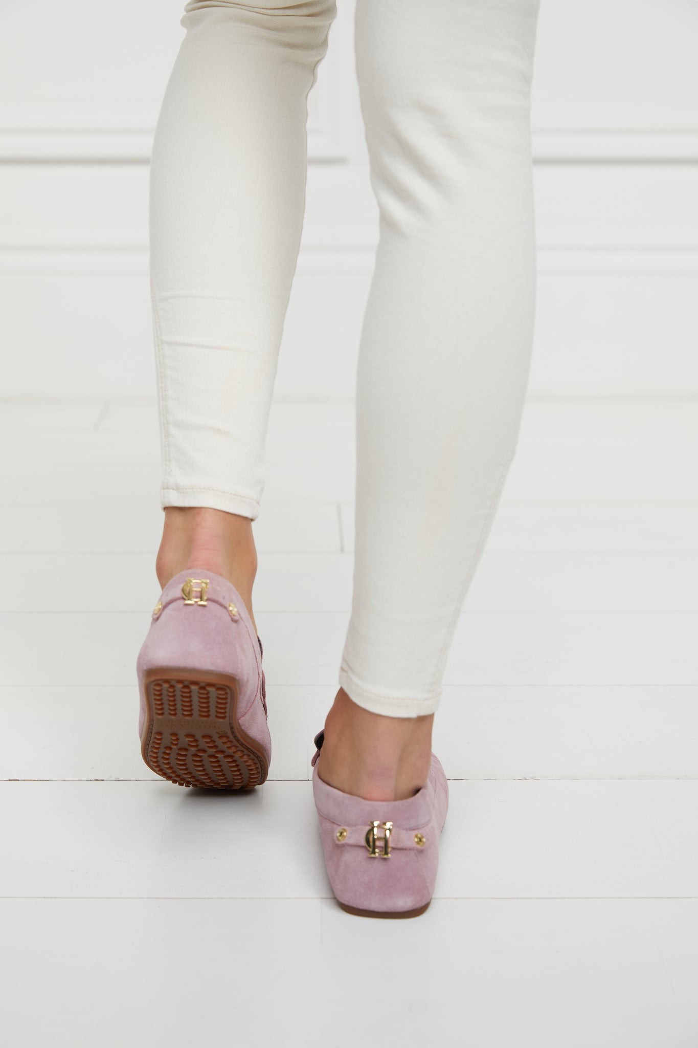 The Driving Loafer (Soft Pink Suede)