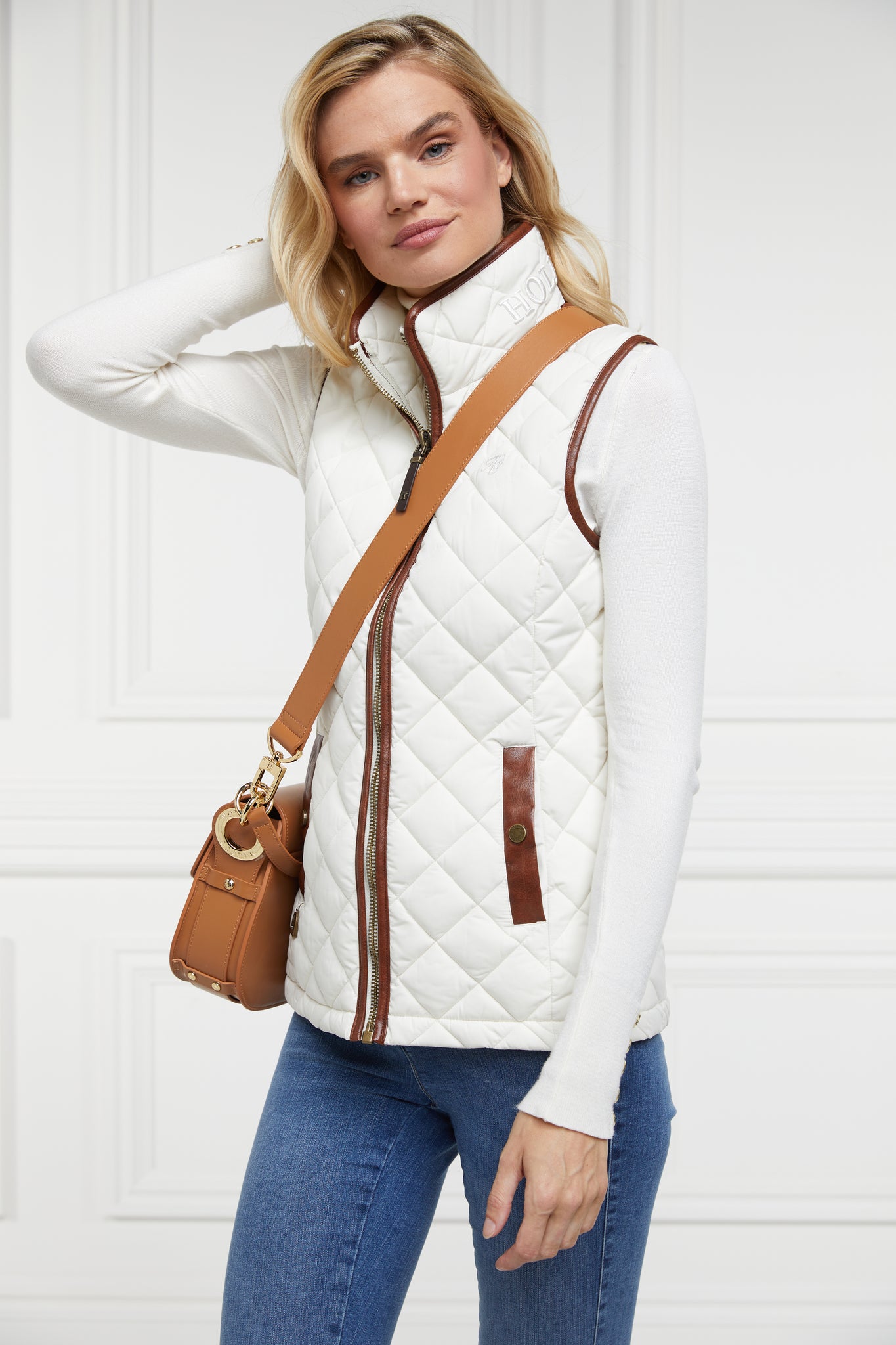 Country Quilted Gilet (Cream)