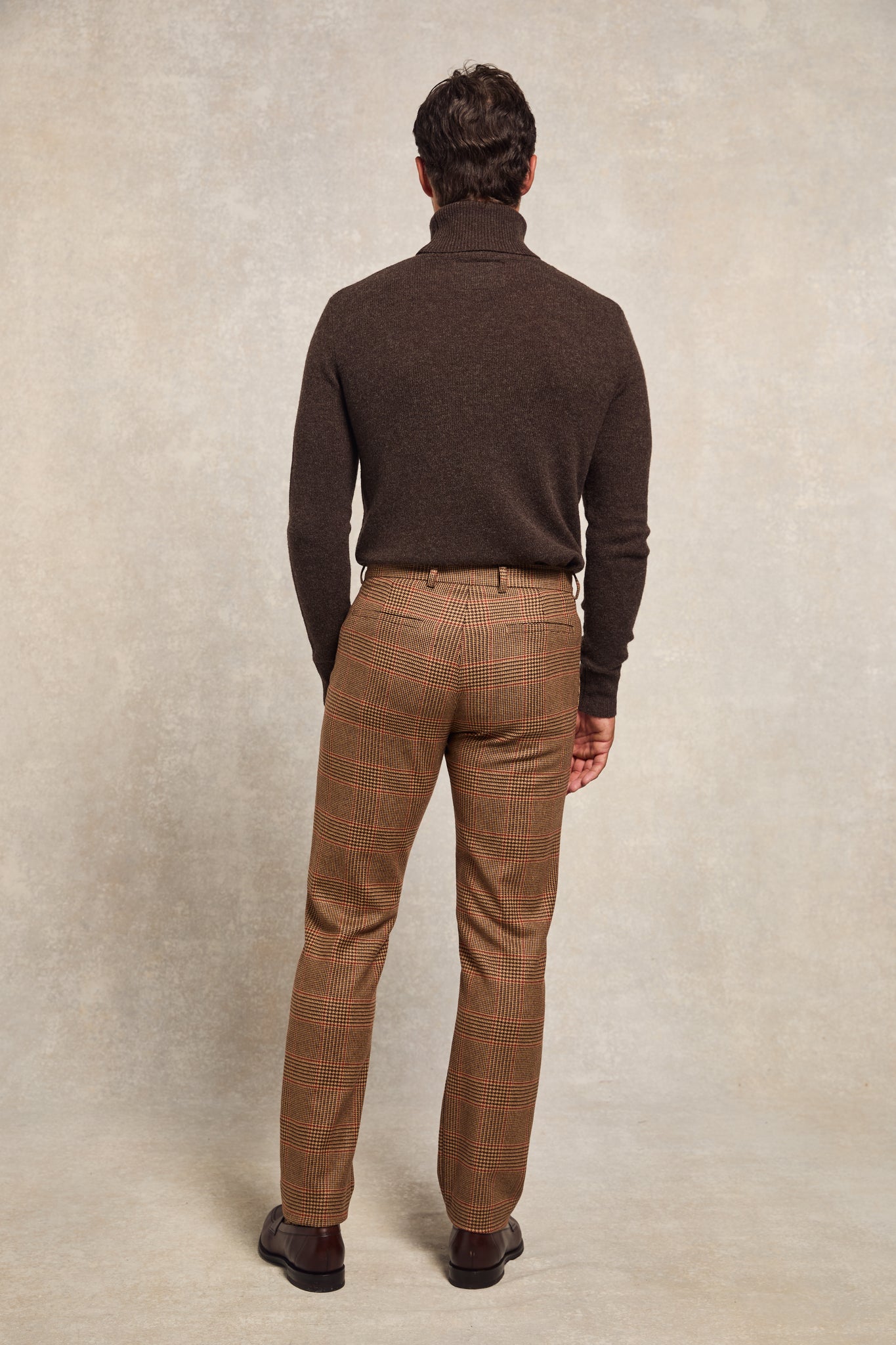 The Classic Trouser (Clarence Check Merlot)