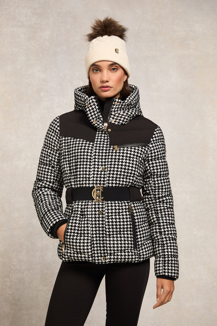 Vermont Puffer Jacket (Houndstooth)