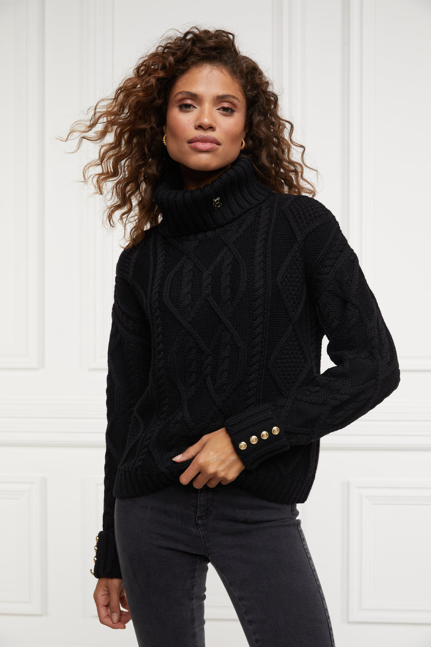 Noveli Cable Knit (Black)