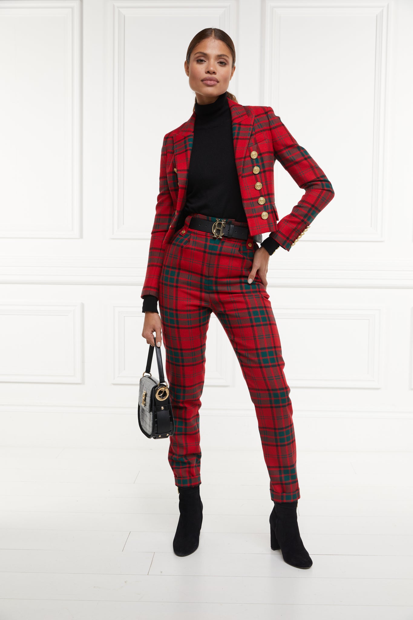 Mini Me - Red Tartan Set