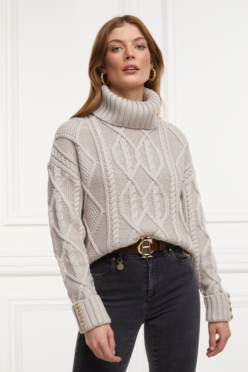 Noveli Cable Knit (Taupe)