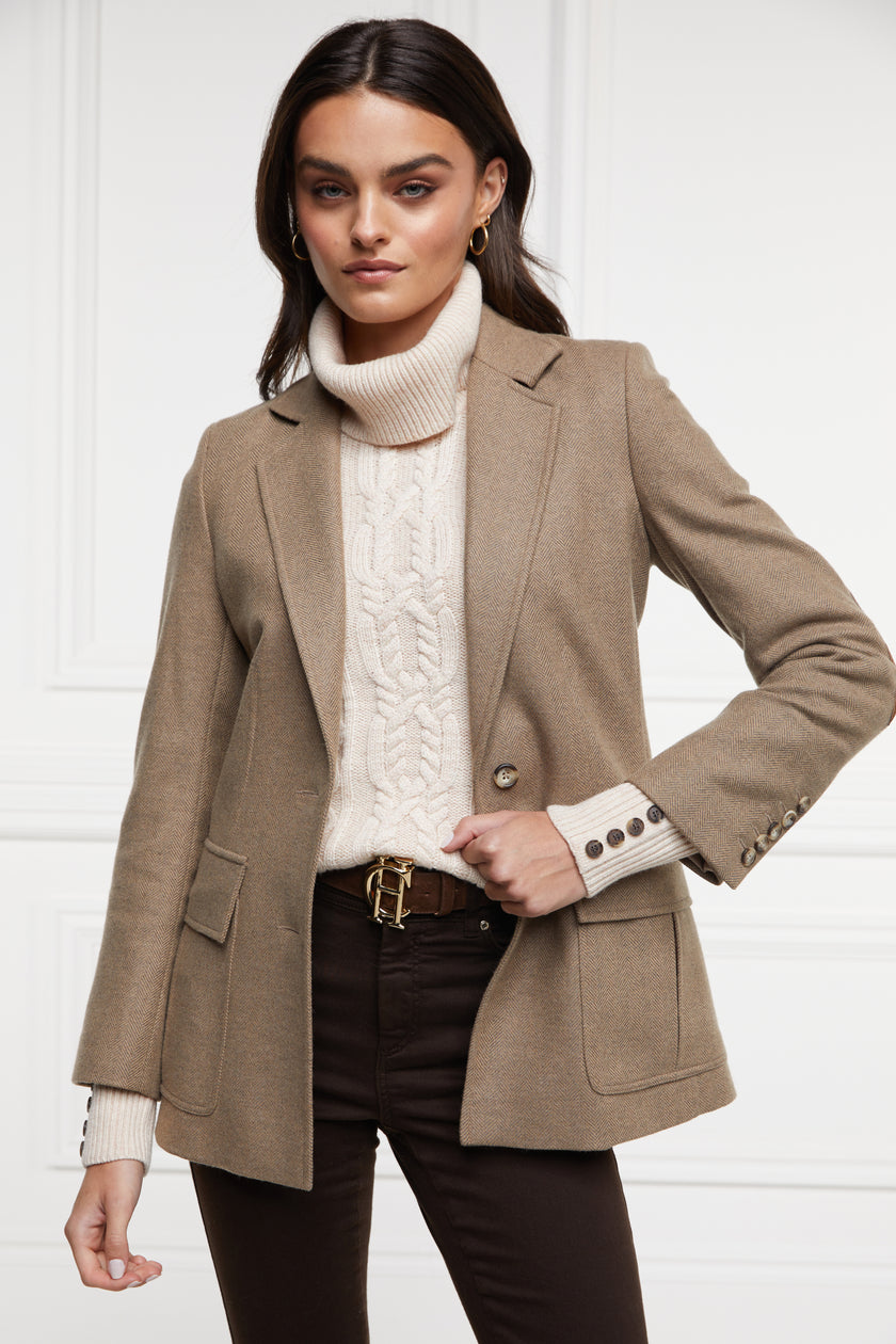 Country Roll Neck Knit (Oatmeal)