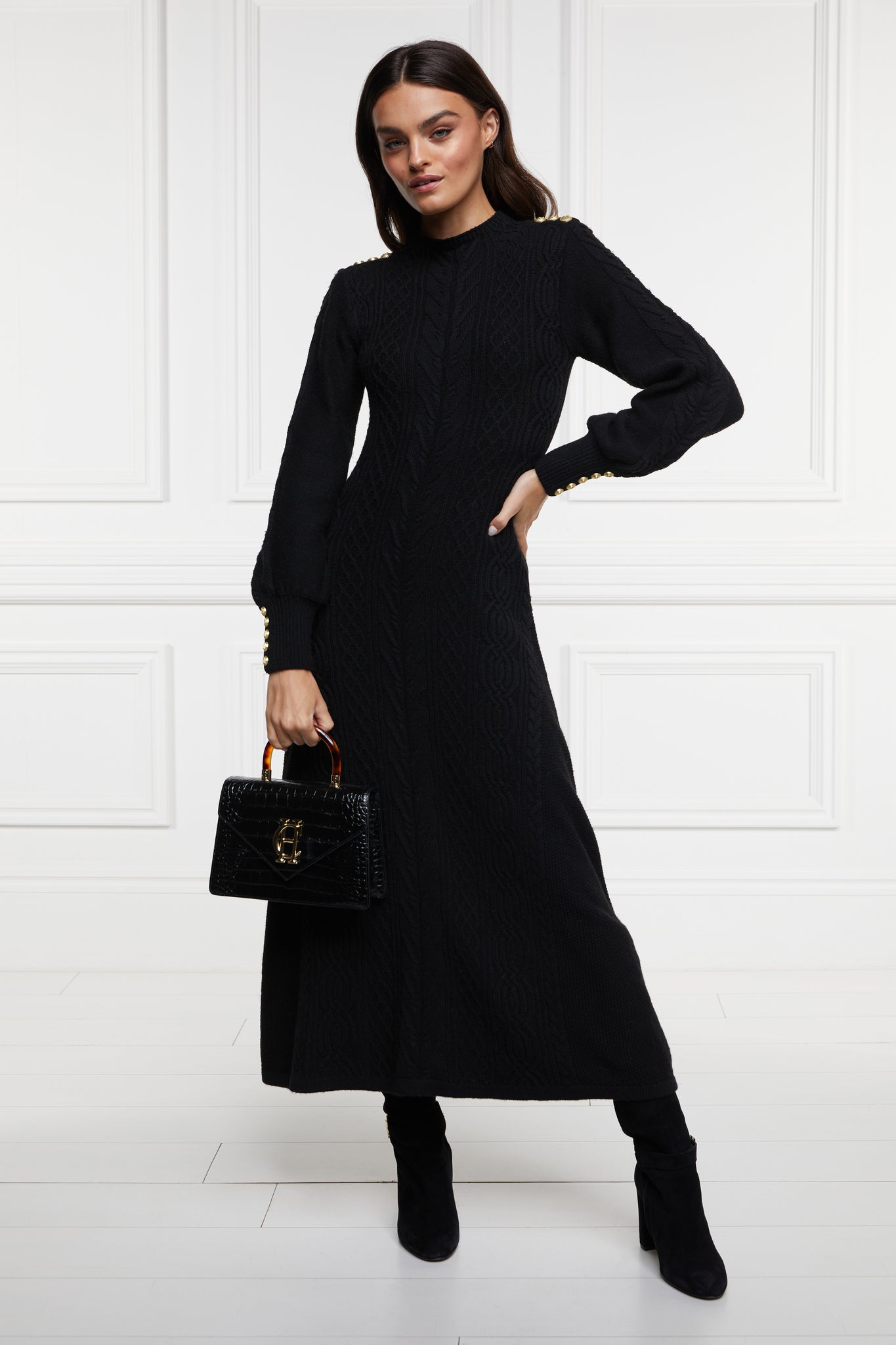 Rachel Maxi Dress (Black)