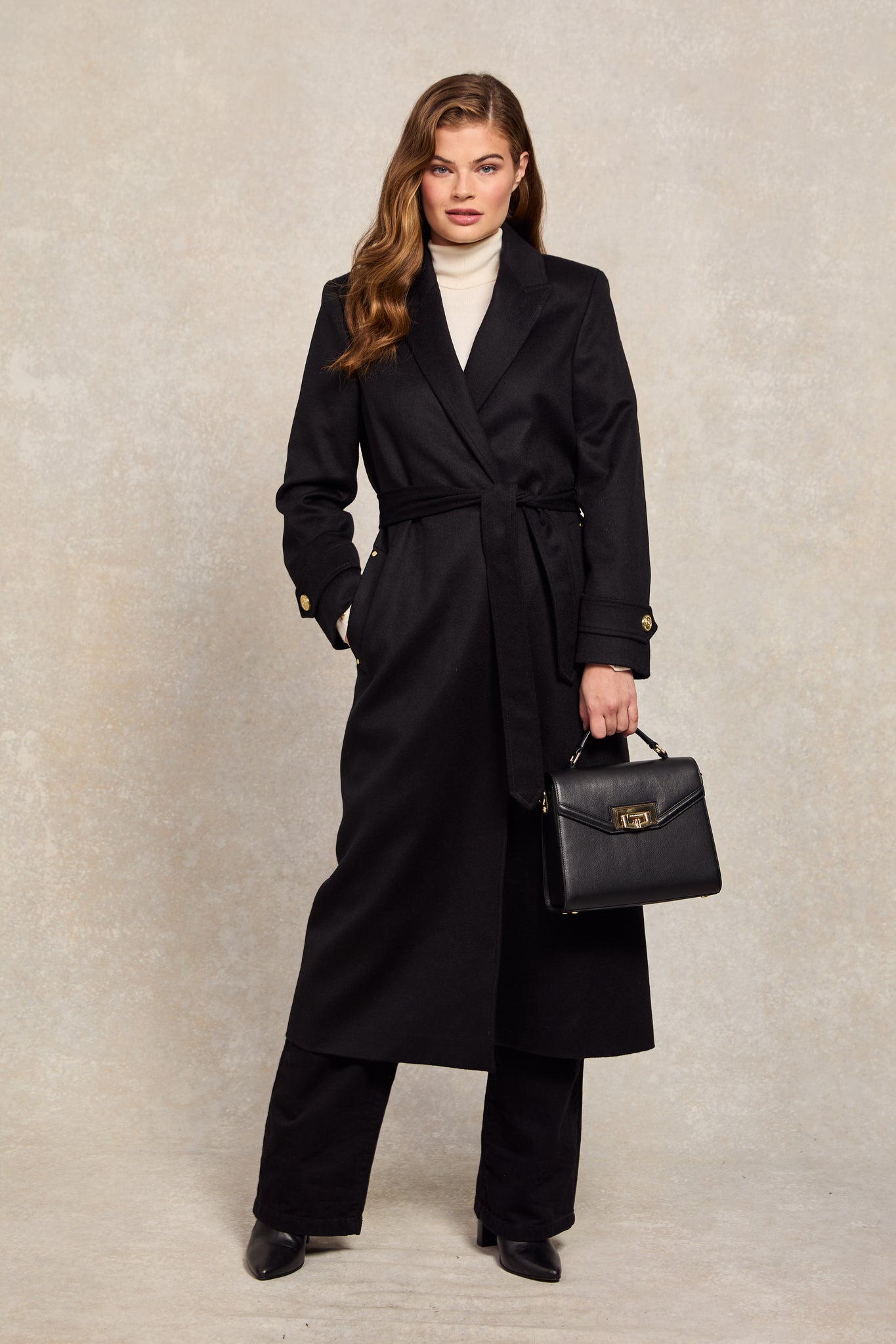 Wrap Coat (Soft Black)