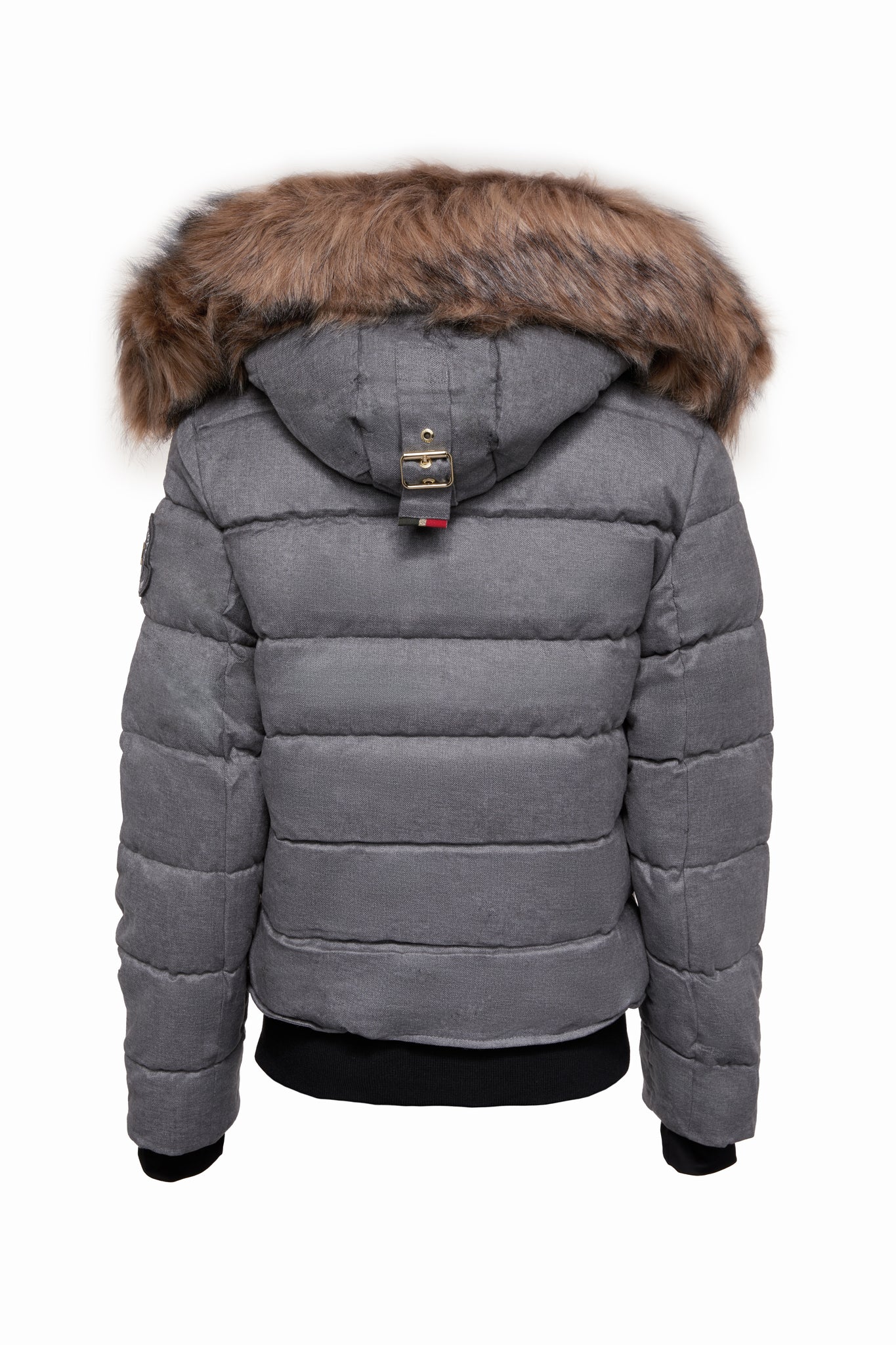 Cervinia Puffer (Light Grey Tweed)