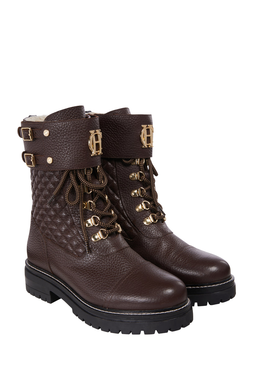 Camden Biker Boot (Chocolate)