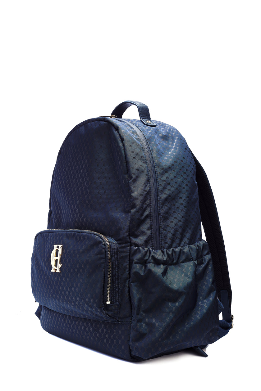 Burghley Backpack (Ink Navy Monogram)