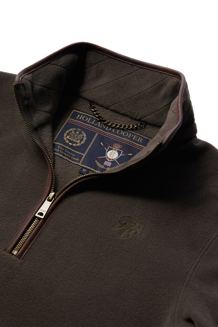 Country Fleece Quarter Zip (Khaki)