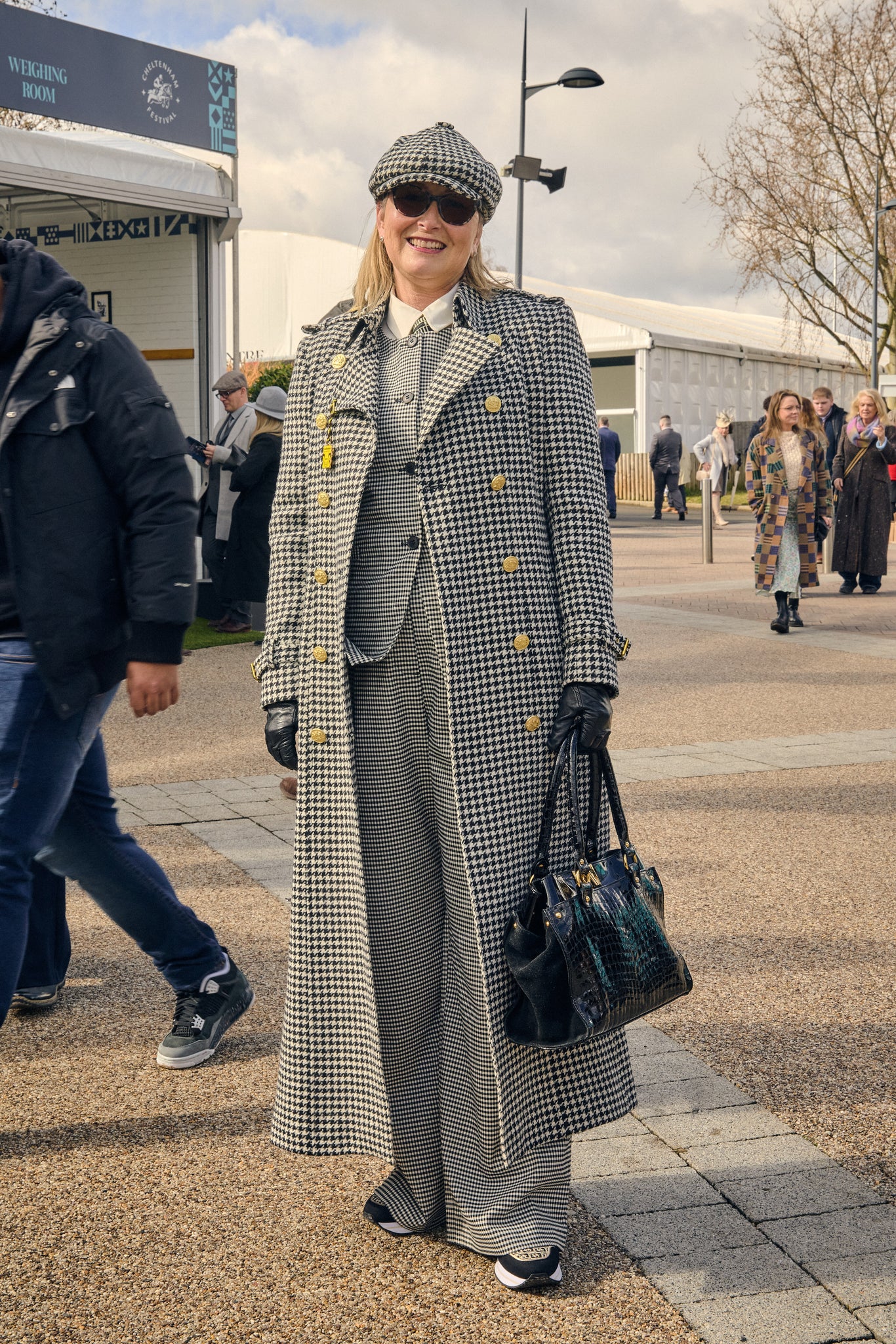 Houndstooth Look