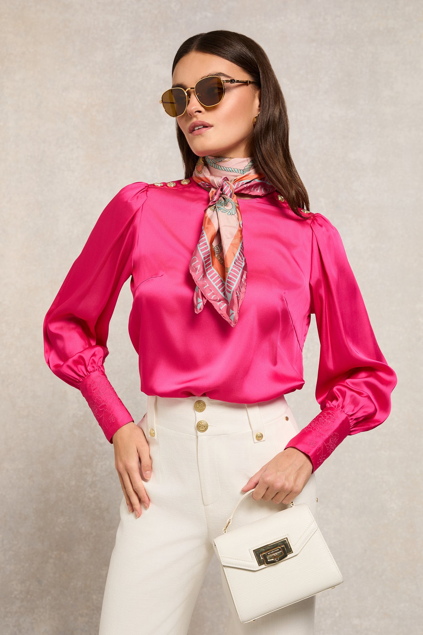 Carmen Blouse (Hot Pink)