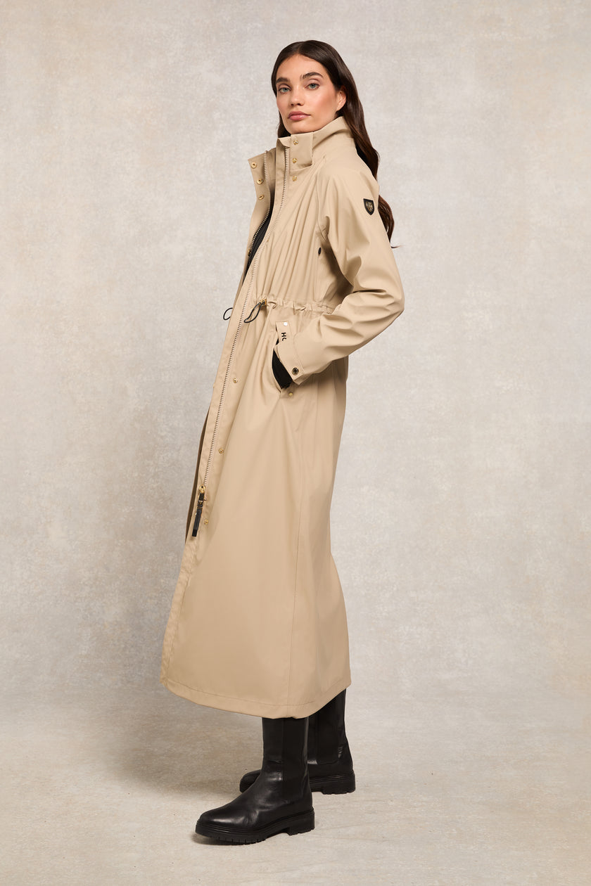 Chartwell Longline Rain Parka (Stone)