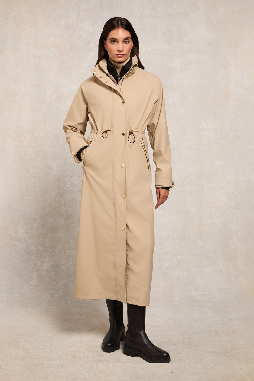 Chartwell Longline Rain Parka (Stone)