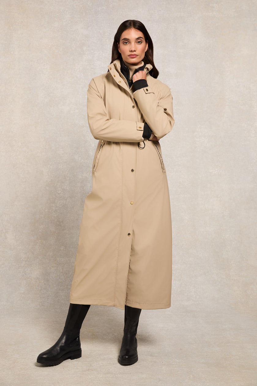 Chartwell Longline Rain Parka (Stone)