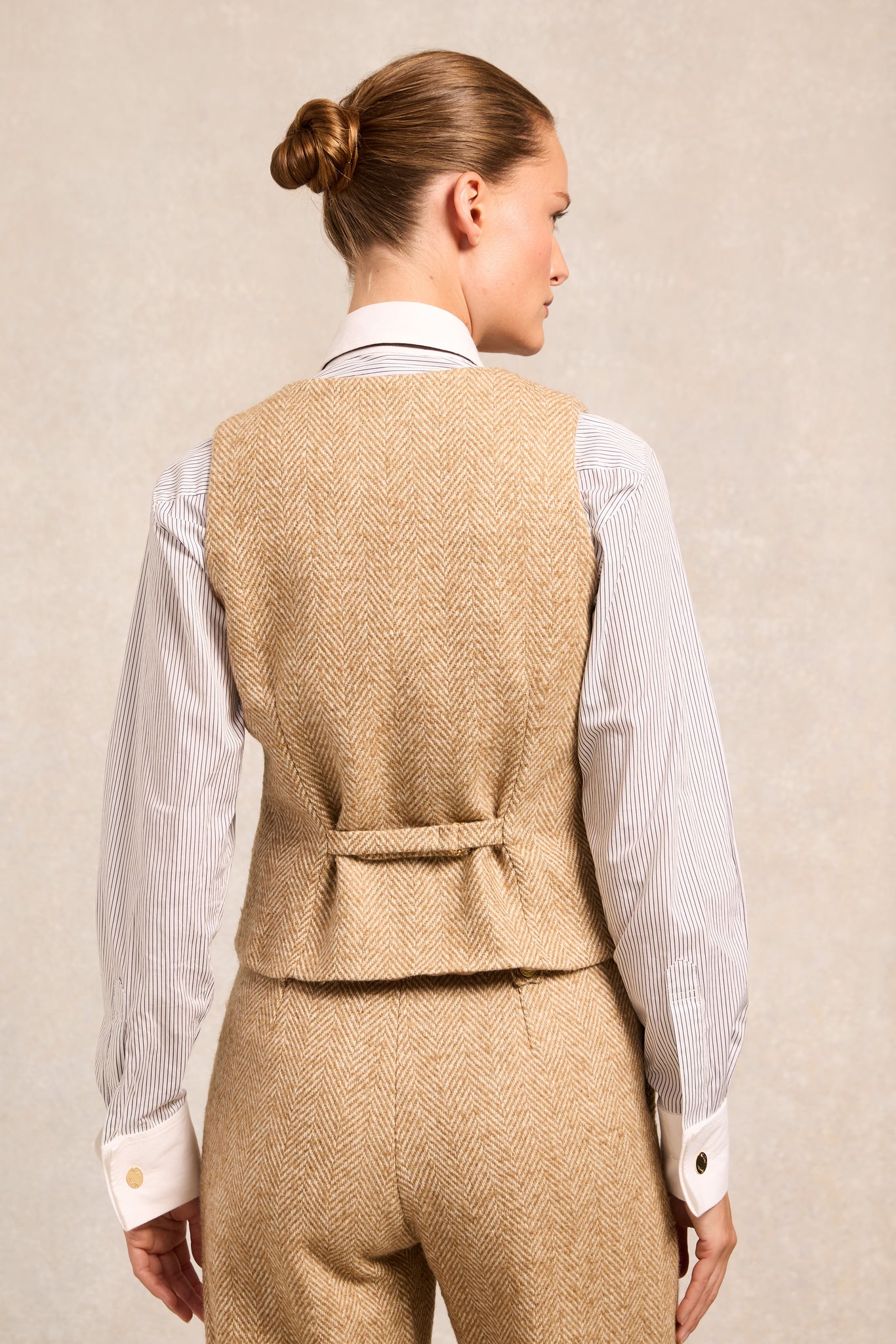 Kensington Waistcoat (Toffee Herringbone)