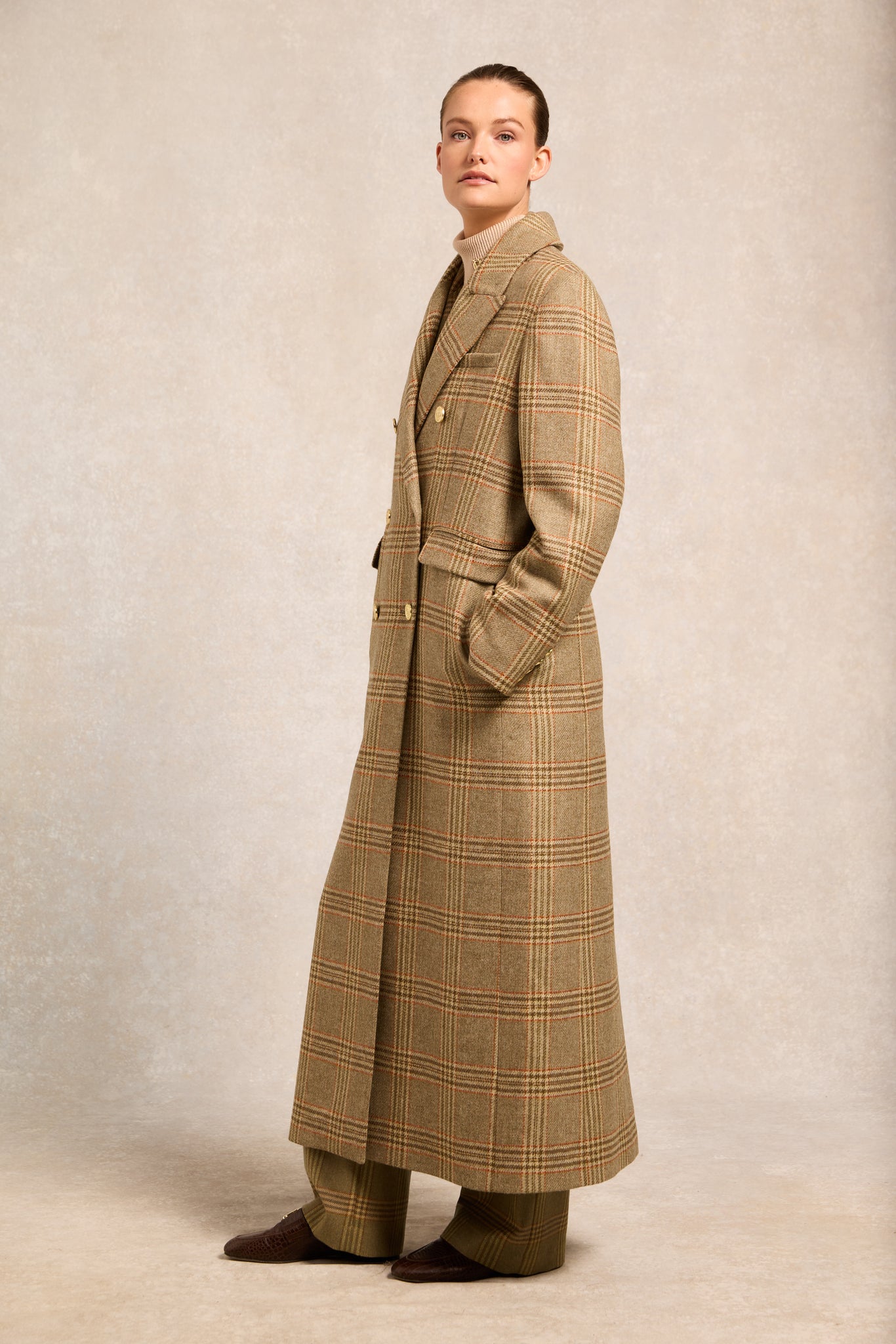 Belgravia Overcoat (Heritage Sparkle Tweed)