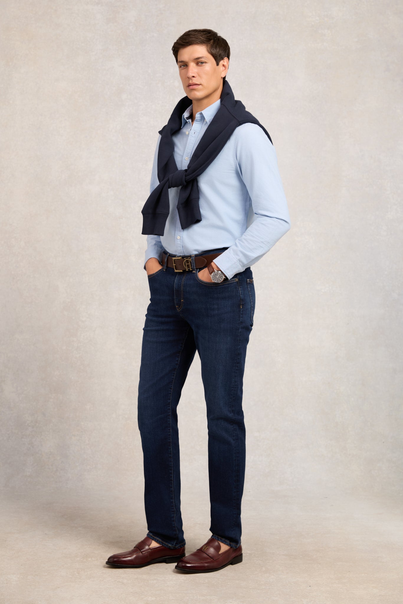 Men's Classic Oxford Shirt (Sky Blue)
