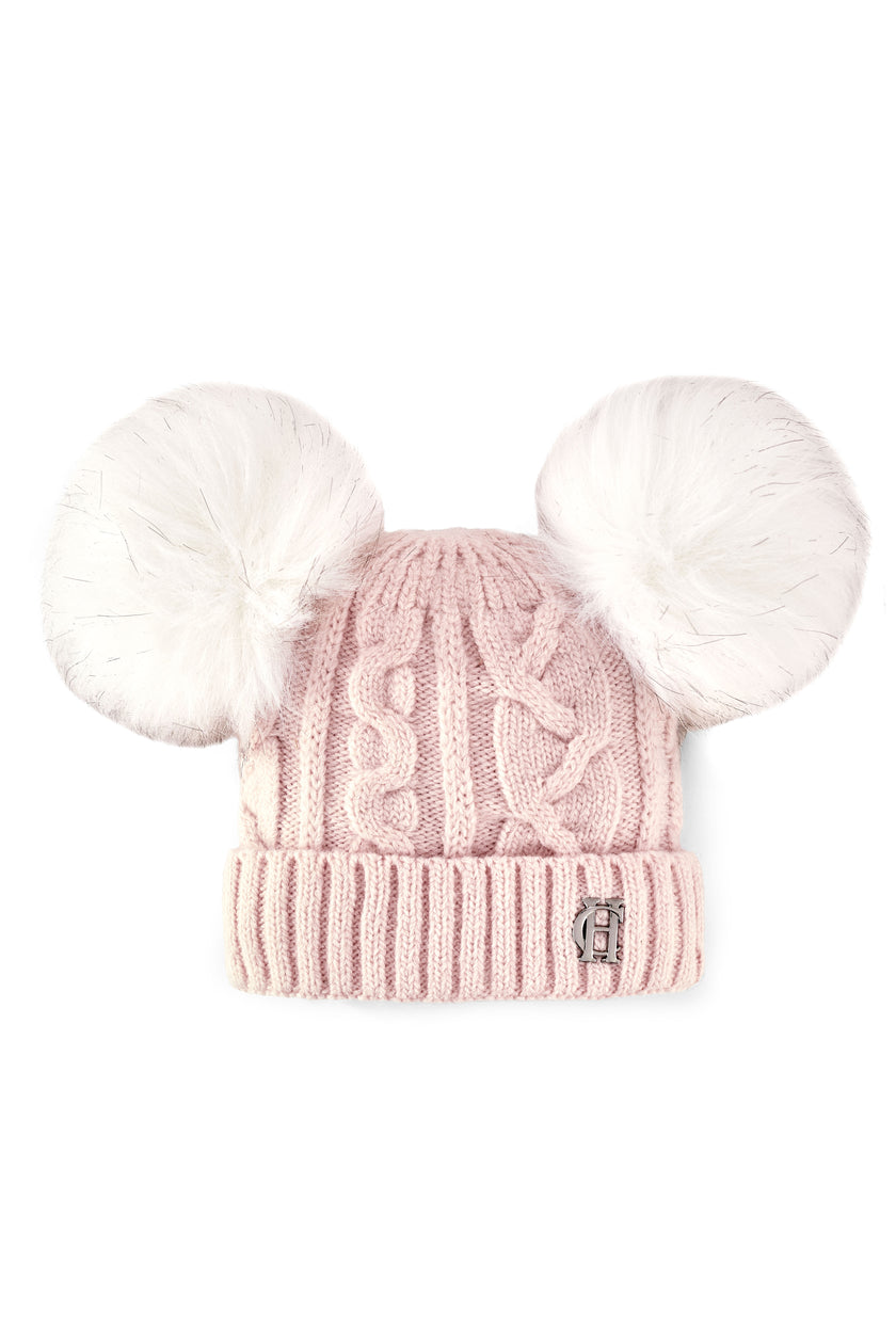 Baby Cable Hat (Pink)