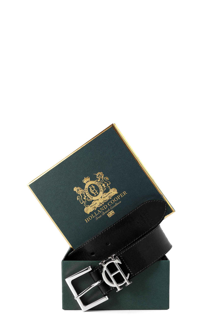 HC Classic Logo Belt (Black Silver)