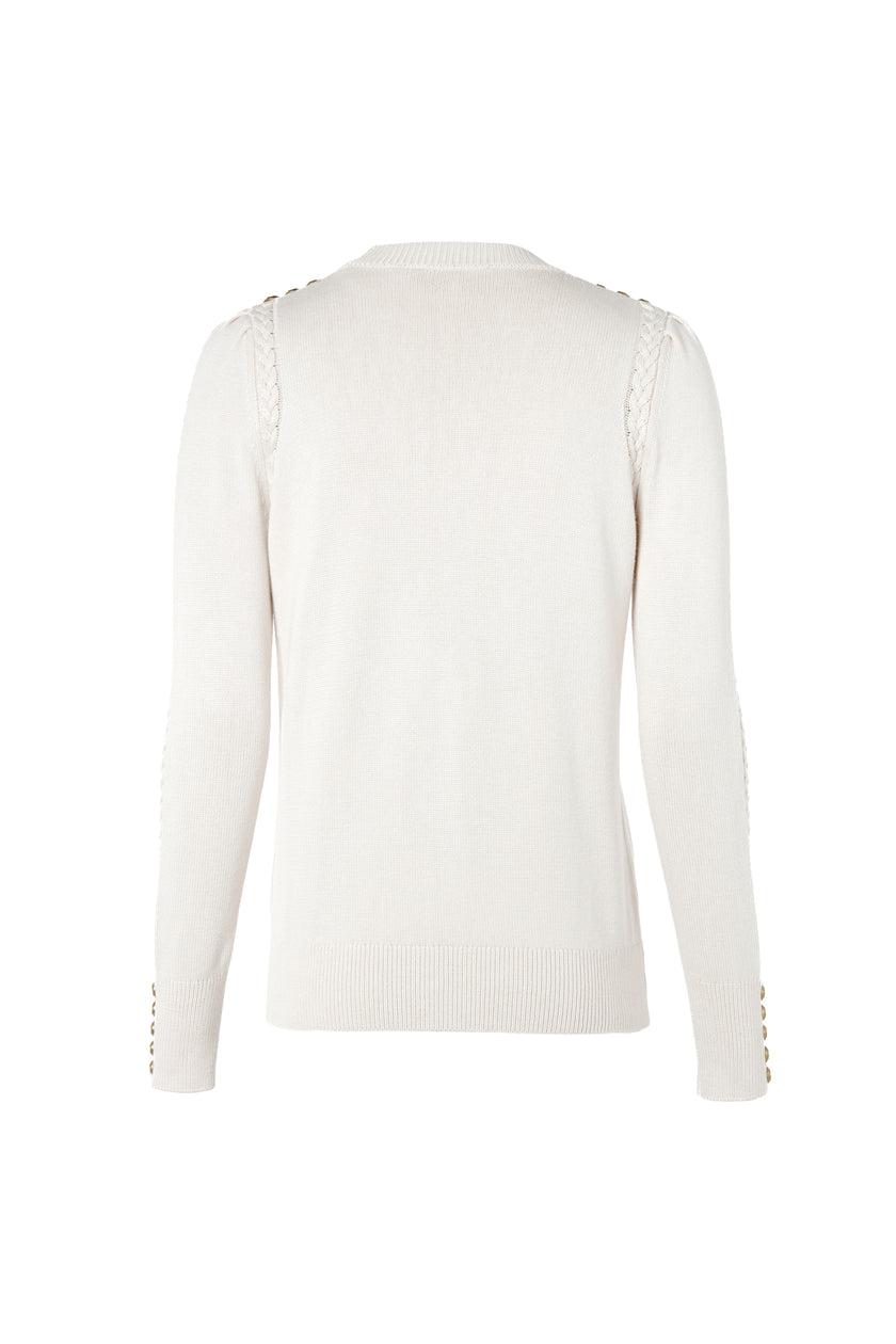 Bibury Crew Neck Knit (Almond)