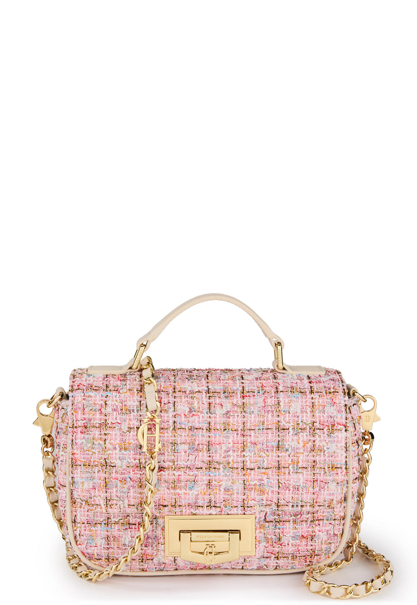 Boucle Crossbody Bag (Pink Sparkle Boucle)