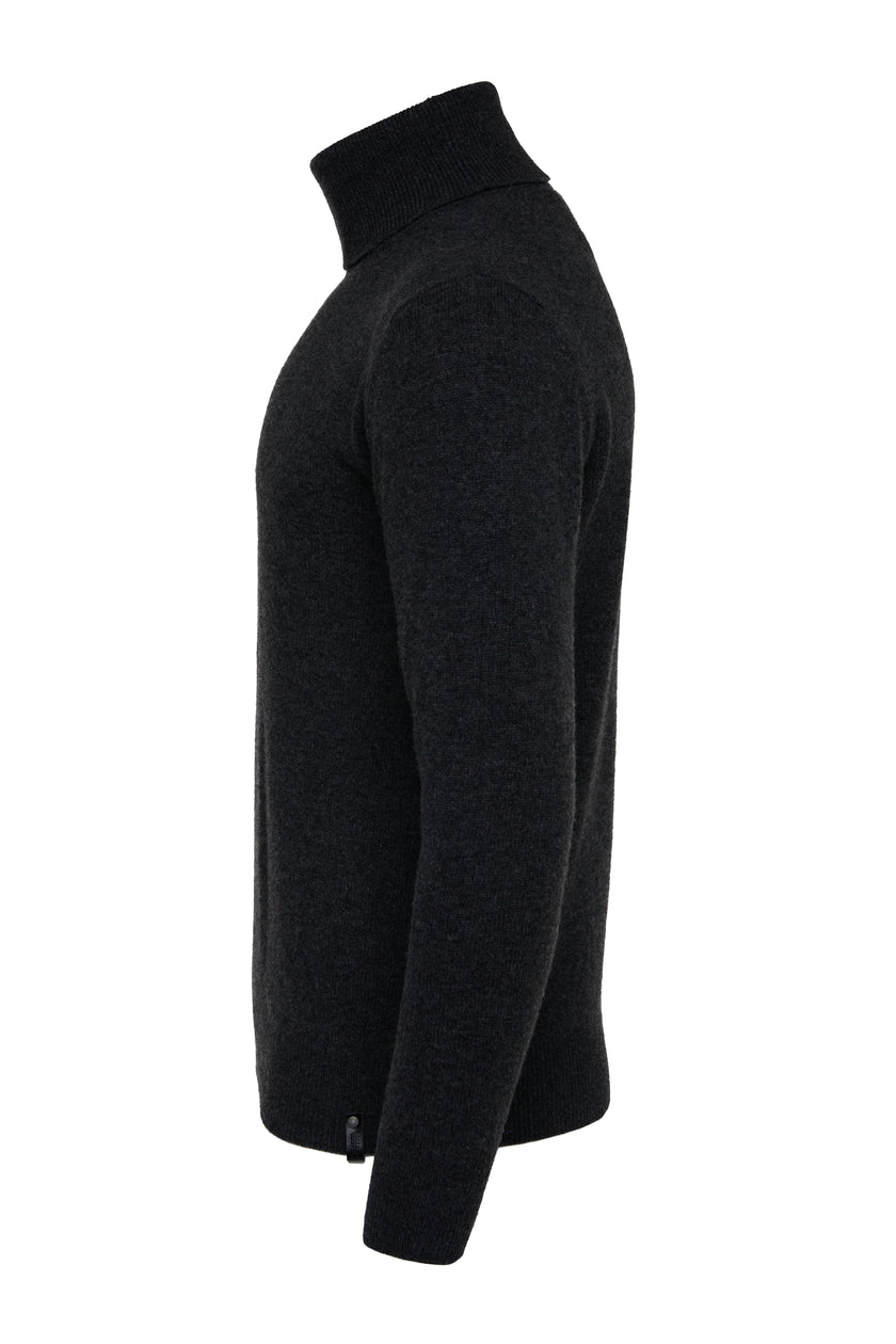 Byron Roll Neck Knit (Black)