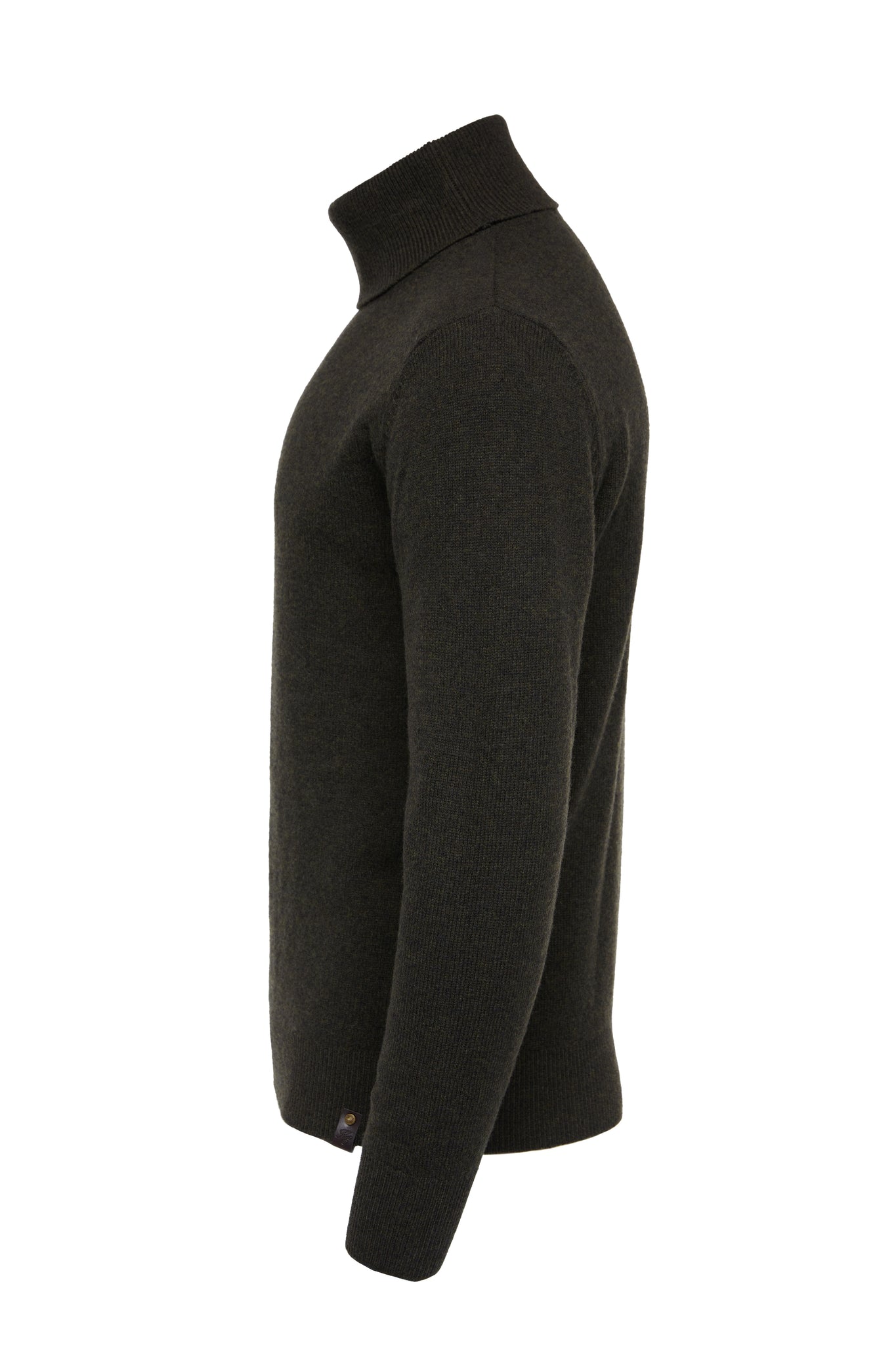 Byron Roll Neck Knit (Moss)