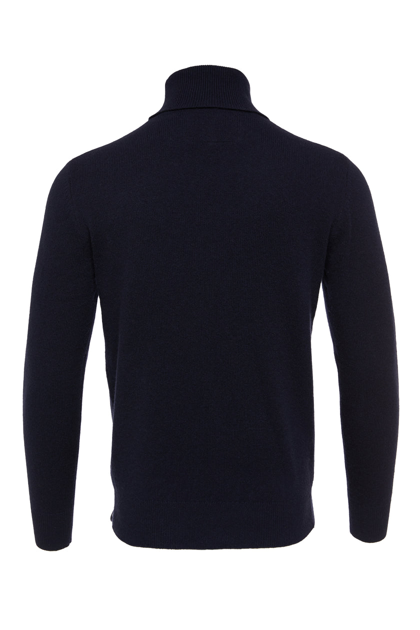 Byron Roll Neck Knit (Navy)