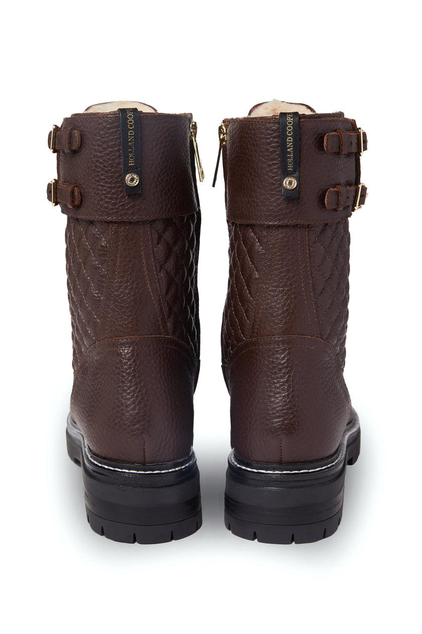 Camden Biker Boot (Chocolate)