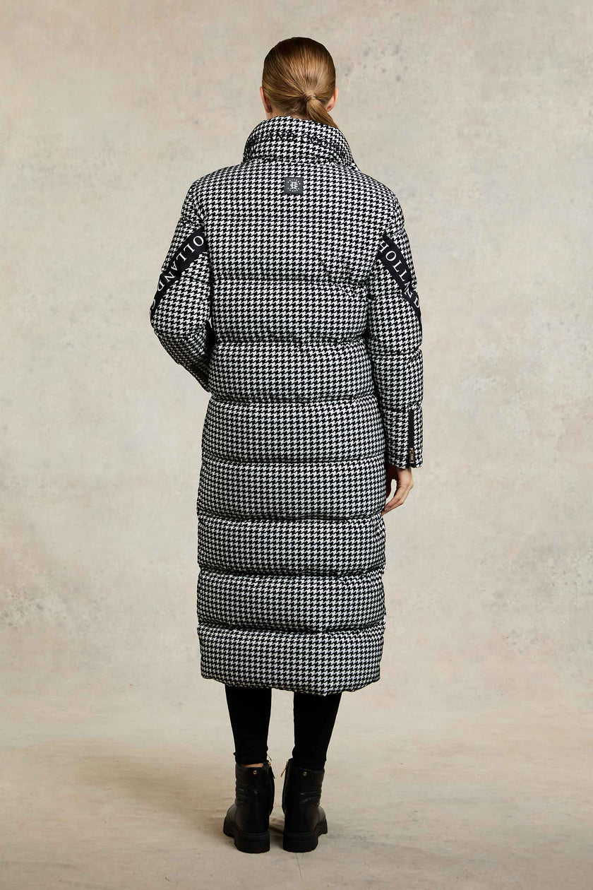 Camden Longline Coat (Houndstooth)