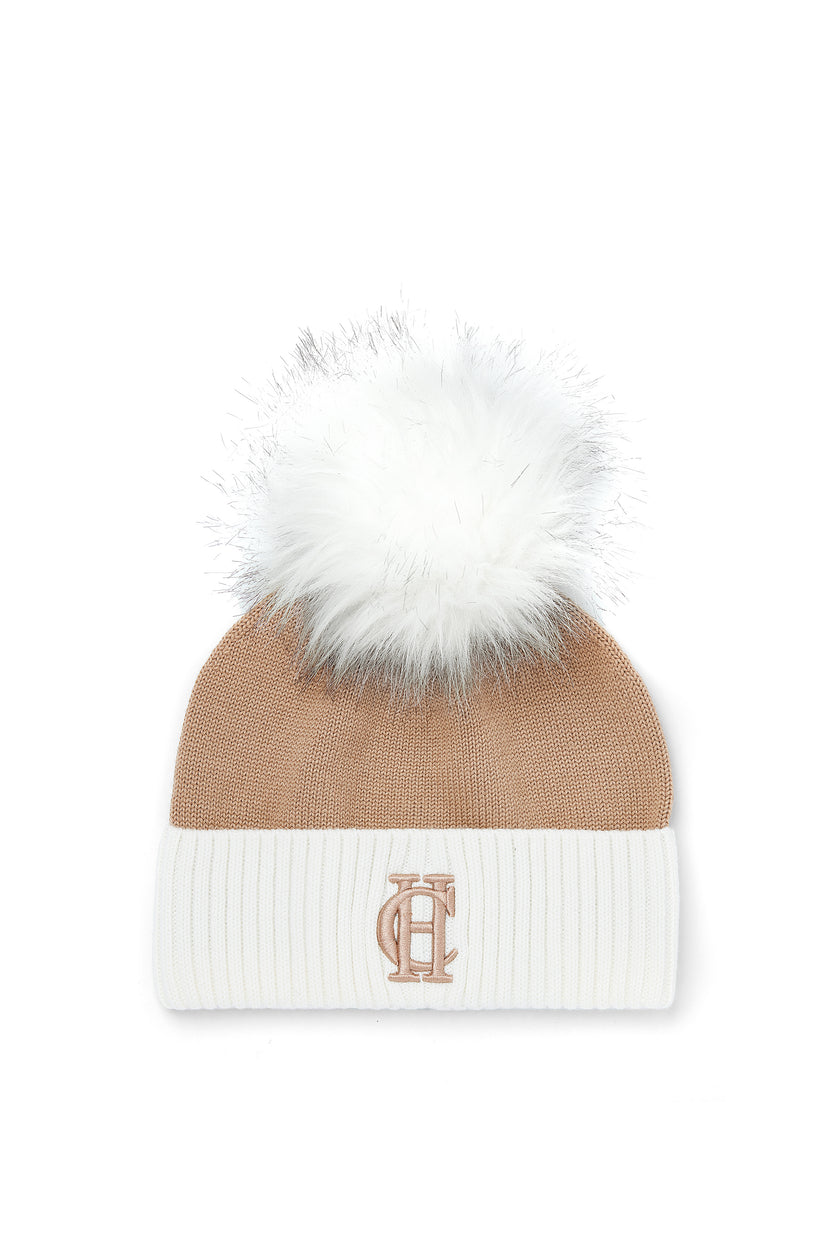 Chelsea Merino Bobble Hat (Camel)