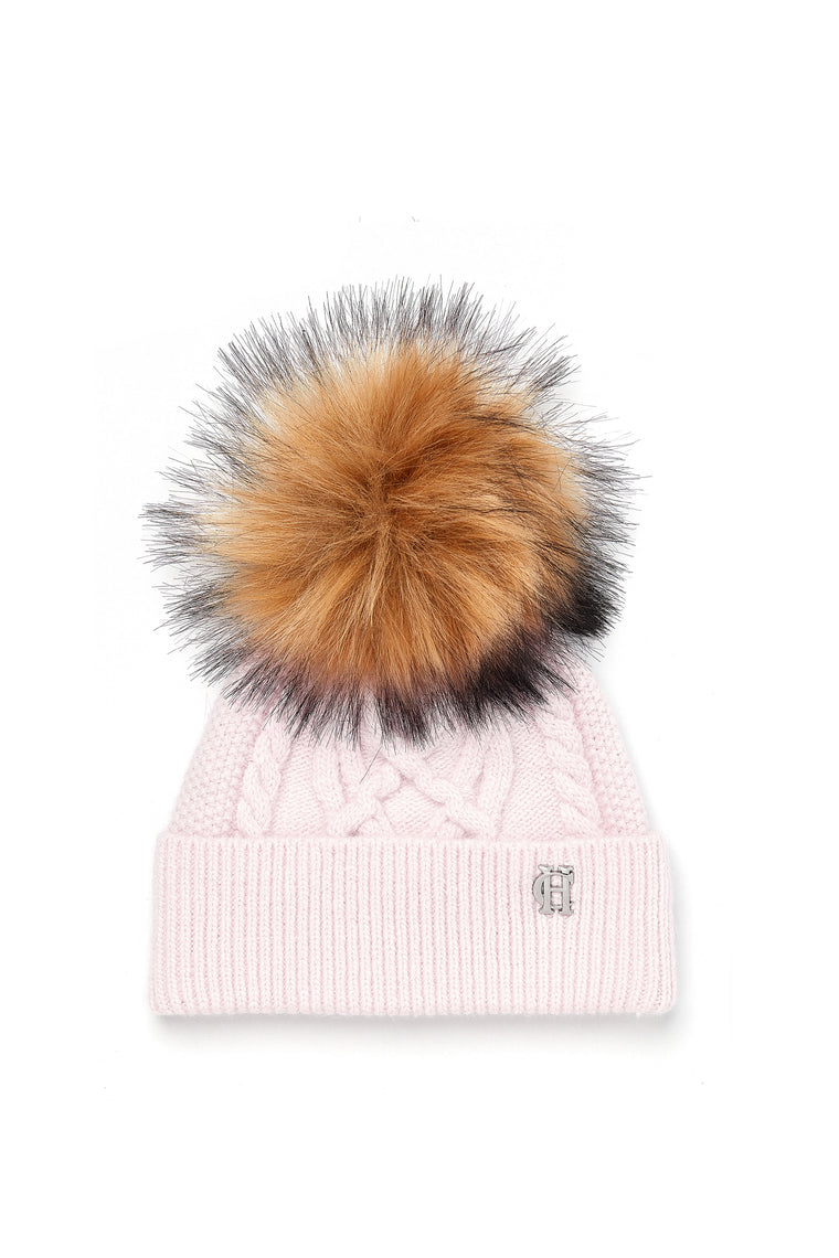 Cortina Bobble Hat (Soft Pink)