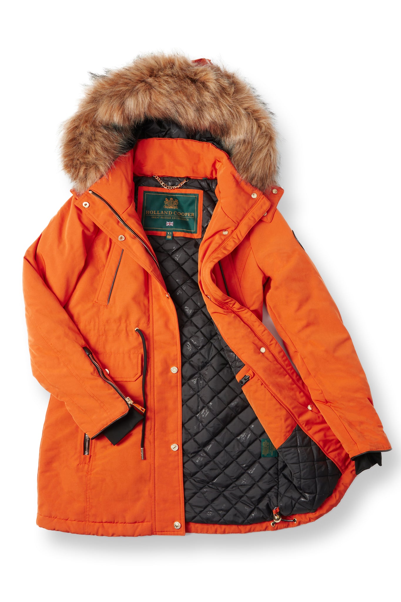 Corvara Parka (Burnt Orange)