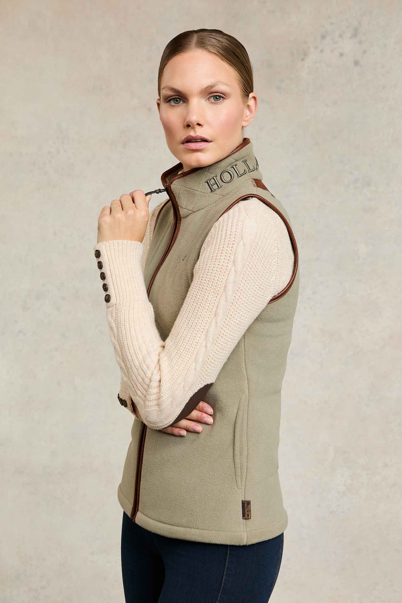 Country Fleece Gilet (Sage)