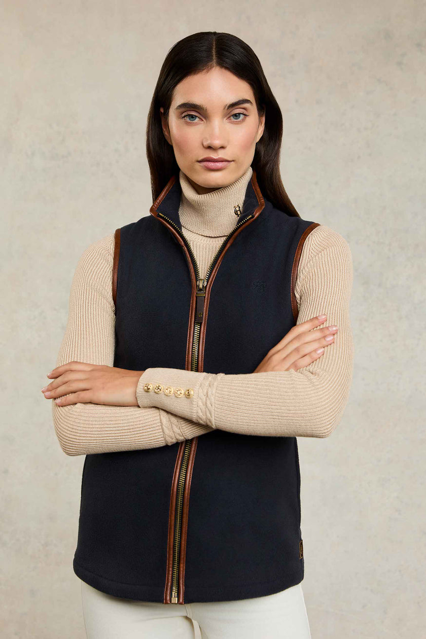 Country Fleece Gilet (Ink Navy)