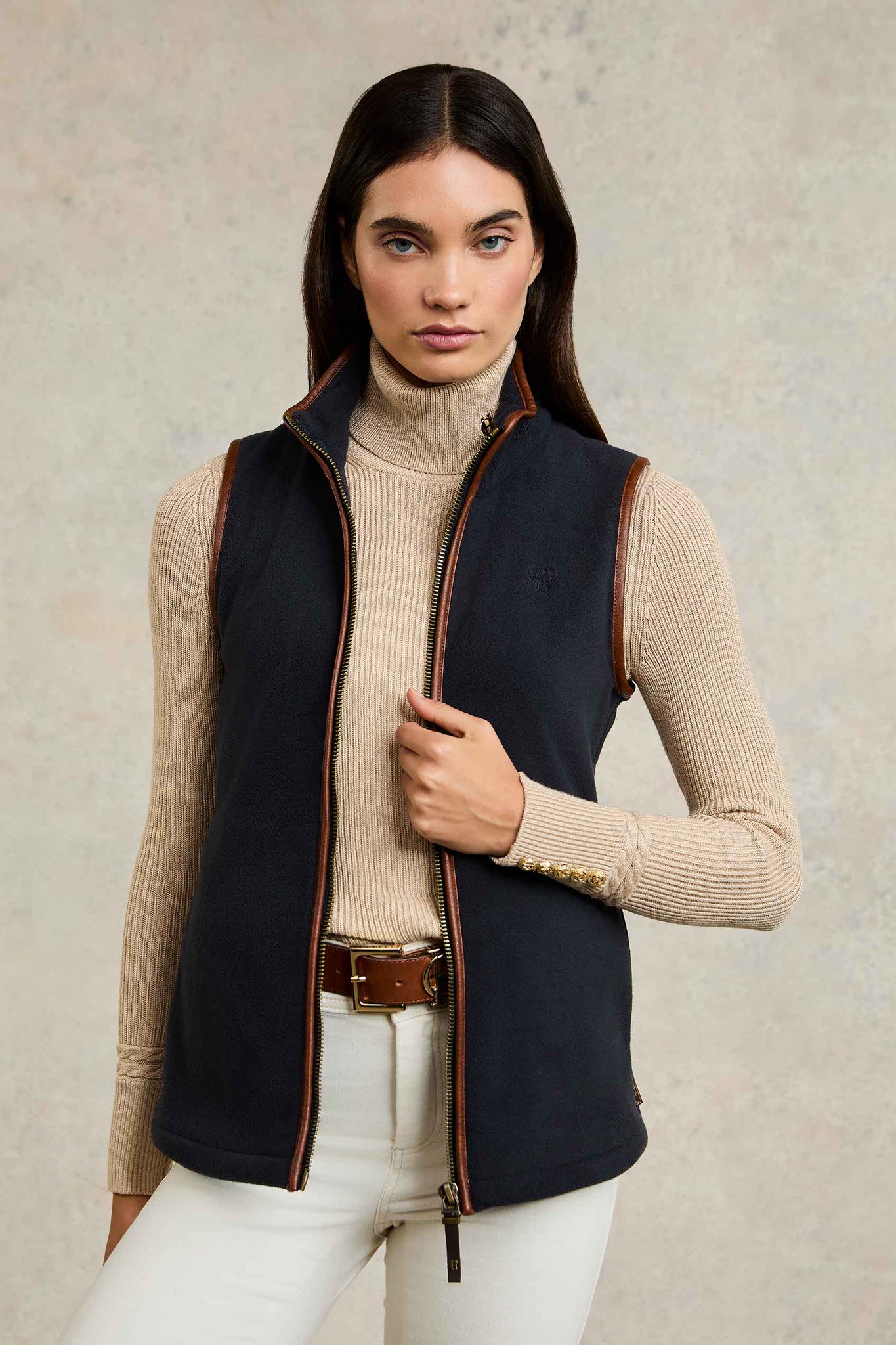 Country Fleece Gilet (Ink Navy)