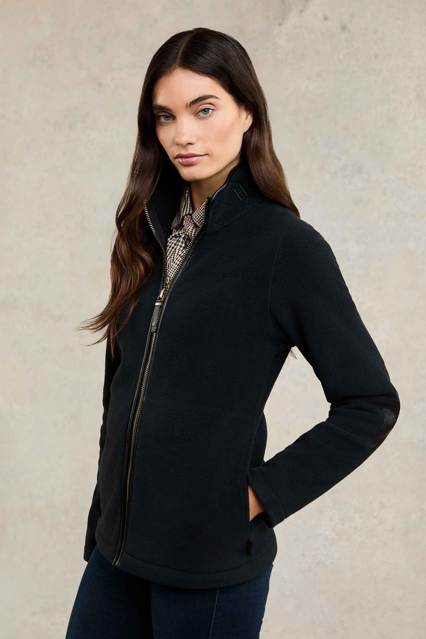 Country Fleece Jacket (Black)